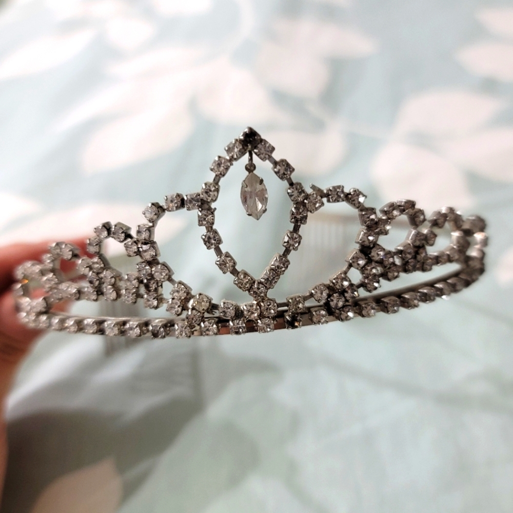 Crystal Rhinestone Tiara for Bride or Bridesmaid